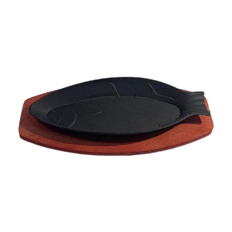 

ZISIZ Fish-Shaped Cast Iron Grill Pan