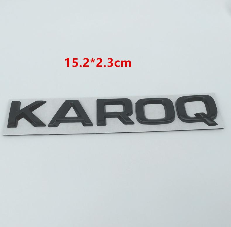 BATL9 1pc Metal for SKODA Octavia Superb RAPID FABIA KAMIQ KODIAQ YETI Car Emblem Letter Badge Rear Tail Trunk Sticker Decal for SKODA