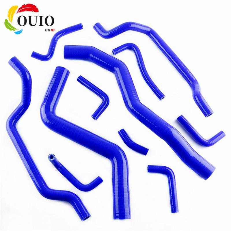 Fit Mitsubishi 95-99 Eclipse 2G GSX DSM 4G63T Silicone Pipe Radiator&Heater Hose Kit