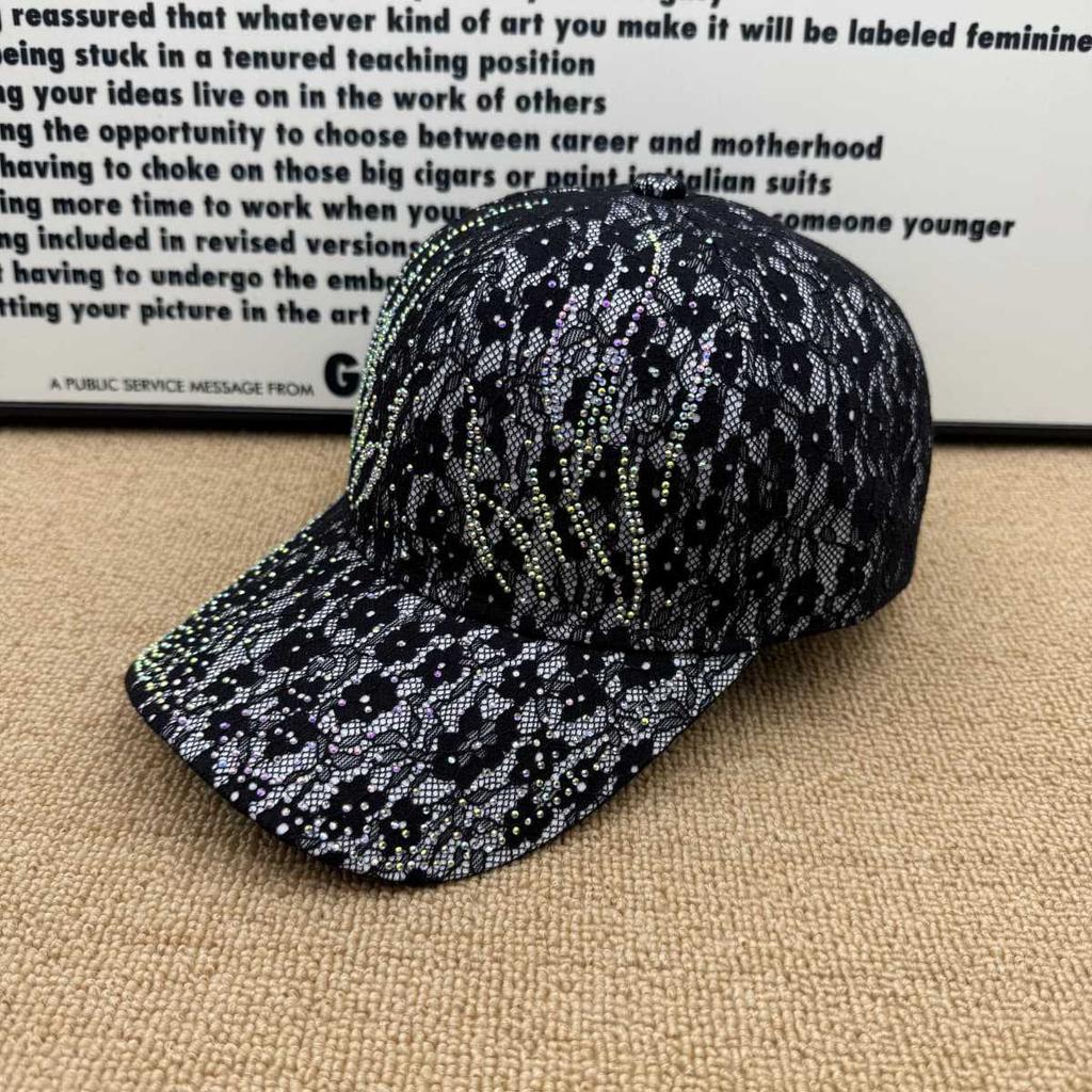 Hot-selling Gentle Wind Lace Baseball Cap Women's Mesh Yarn Breathable Comfortable Versatile Daily Commute UV Protection Cap