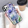 Iris Purple Flower Watercolor Mobile Phone Cases Cover For iPhone 17 Air 16 15 14 12 13 11 Pro MAX Apple Plus Coque