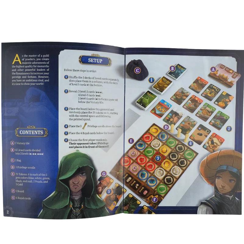 Splendor Duel Mini Brettspiel Strategie für Kinder und Erwachsene Unterhaltung für lustige Familien-Spieleabende, Zusammenkünfte und Partys