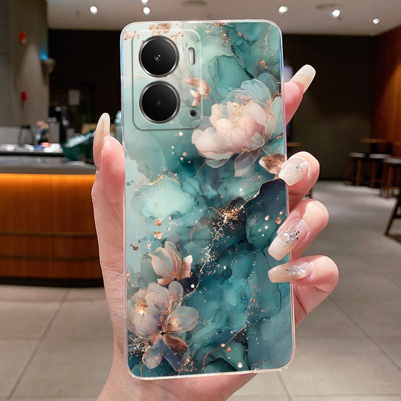Phone Casing For Realme P3 5G Back Cover Luxury Dragon Cute Cool Boys Girls Flowers Patterns Transparent Soft Silicone TPU Case