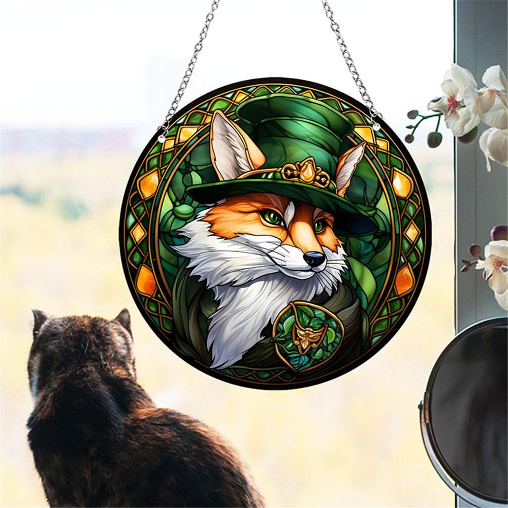 Acrylic Pendant Festive Atmosphere Pendant Beautifully St. Patricks Decoration Green Theme Pendant Lucky Symbol Easy To Hang