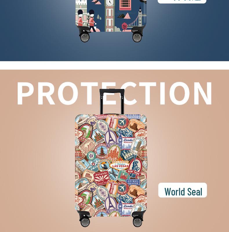 Elastic Trolley Suitcase Cover - Fits 18/24/26/29 Inch