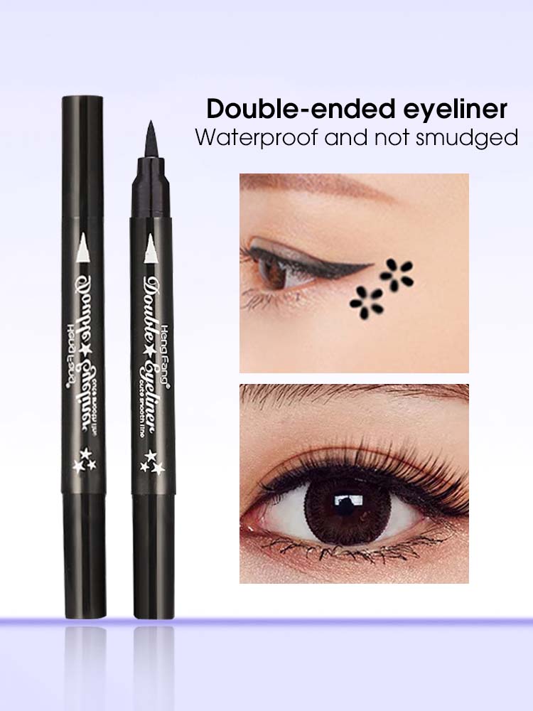 

Eyeliner seal Double head waterproof eye makeup Star pen makeup embellishment eyeliner liquid tattoo seal Full Size