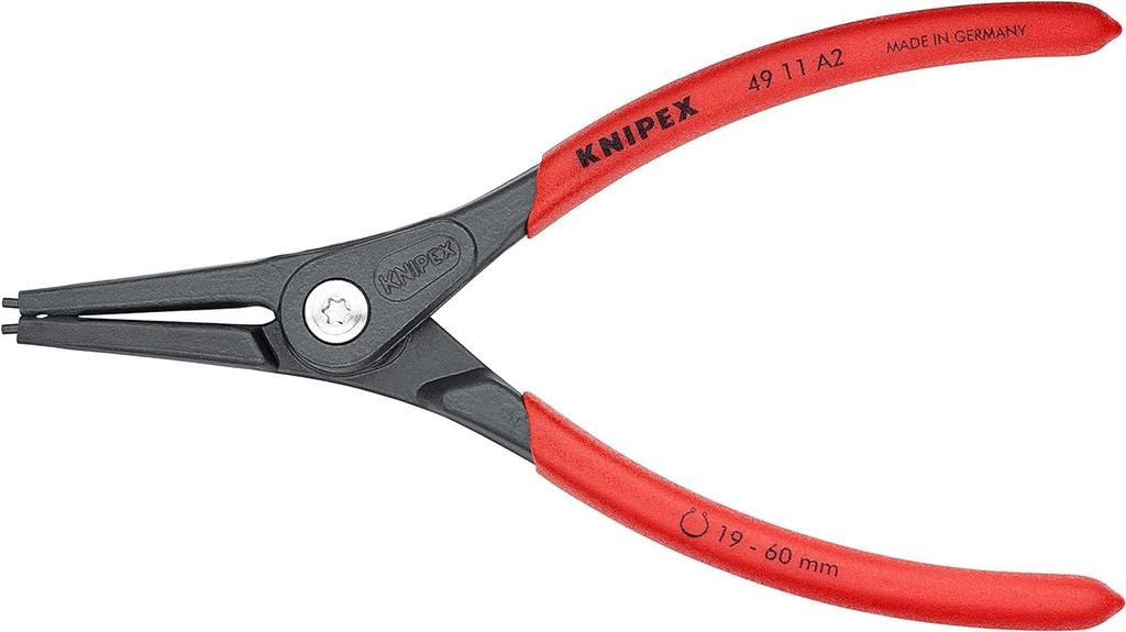 KNIPEX Shaft Snap Ring 4911A2 Pliers, 19-60mm,