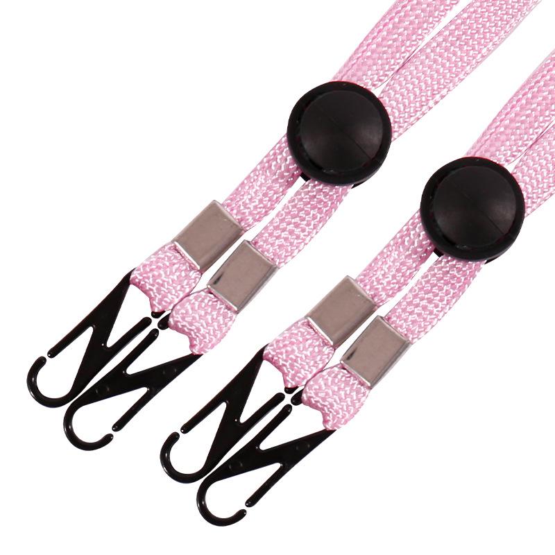 Adjustable Windproof Hat Cord with Mask Lanyard