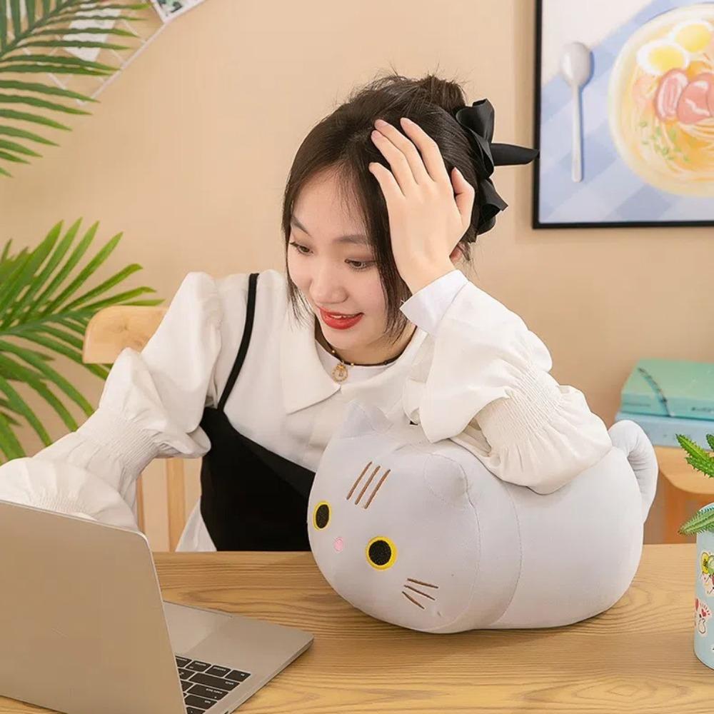 Cute Cat Plush Cat Toy Gifts Sofa Cushion Soft Cat Pillow Home