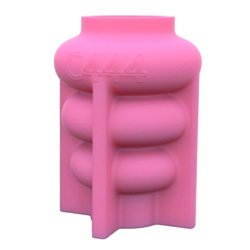 Flower  Silicone Resin Mold Flower Epoxy Resin Casting Mold Succulent Vase Cement Mold Candle Holder Wax Mold