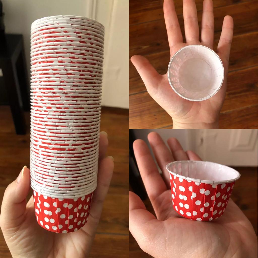 50 st Muffinspapper Bakform Muffinspapper Muffinsformar Kakform Äggtartelettform Kakform Dekoreringsverktyg