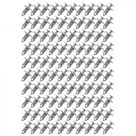 Gray Fasteners for T4 For T5 For T6 Panel Bumper 100pcs For Durable Clips