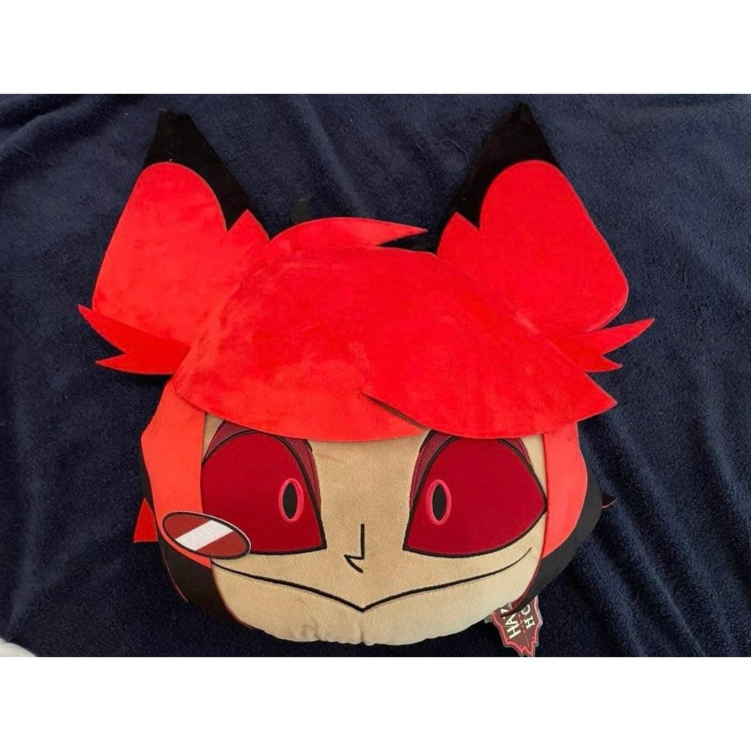 Hazbin Hotel Plush Face Cushion Alastor Round One Limited Edition