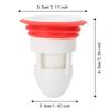 2 Pack Anti-Odor Sewer Drain Core Anti-Clogging Shower Drain Plug Easy Install Hair Catcher  Laundry
