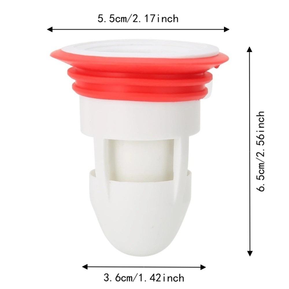 2 Pack Anti-Odor Sewer Drain Core Anti-Clogging Shower Drain Plug Easy Install Hair Catcher  Laundry