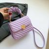 Minimalist Pu Small Square Bag For Daily Use With Shoulder Strap