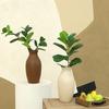 DIY Office Decoration Greenery Artificial Ficus Branch Faux Leaves Floral Arrangement Fake Plant