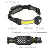 LED Headlamp Portable Rechargeable Waterproof Red COB Flood Headlight Bright XPG Lamp Beads for Outdoor Night Running