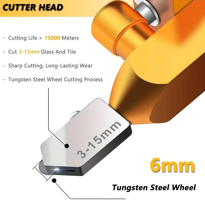 Langlebiger & Benutzerfreundlicher 2-in-1 Glas- & Keramikfliesenschneider - Präzises Schneiden & Brechen - für DIY- & Profi-Projekte