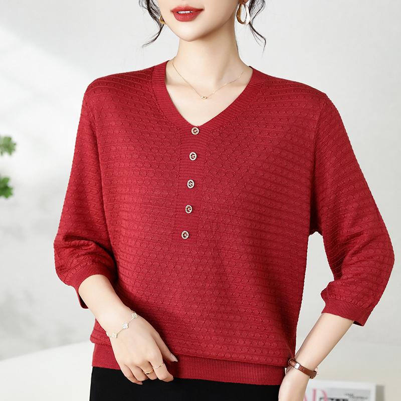 Qinghe Cashmere Women's 30% Cashmere Sweater - Soft & Warm Wool Blend Pullover