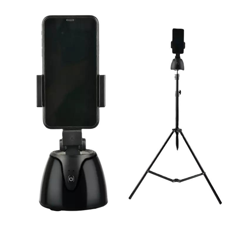 Automatic 360 Camera Face Auto Tracking Smart Object Shooting Stand Tripod Camera Holder for Smartphone