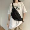 1pc Men's Solid Color Daily Commuting Trendy Street Versatile Exquisite Chest Bag