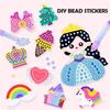 DIY Beads Pen Toys, Handmade Set Creative Production Sticker Princess Rainbow Bow Girl Gifts Toy