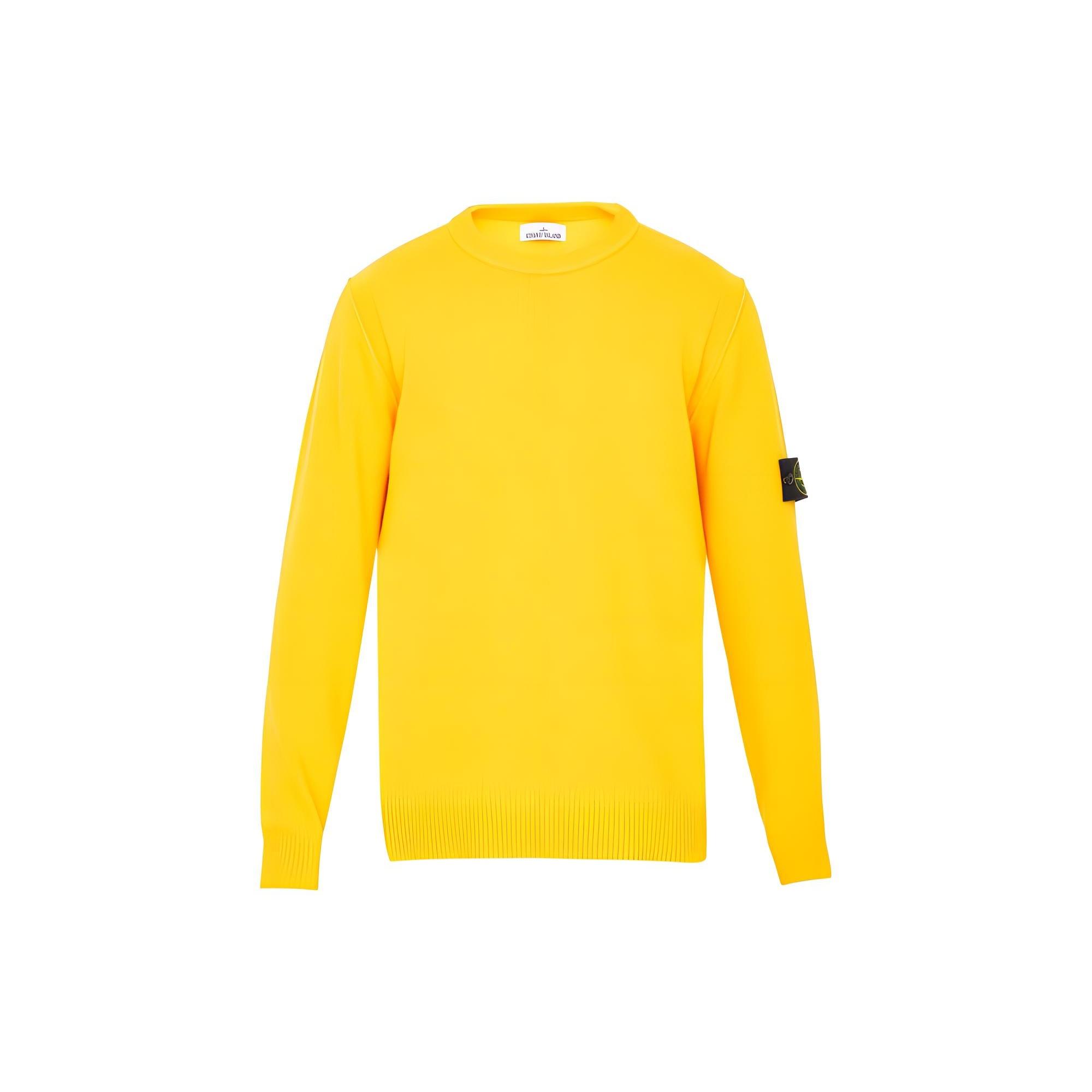 STONE ISLAND Logo Patch Crewneck Jumper