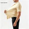 Men’s High Elasticity Seamless Long Sleeve Solid Color Business Shirt