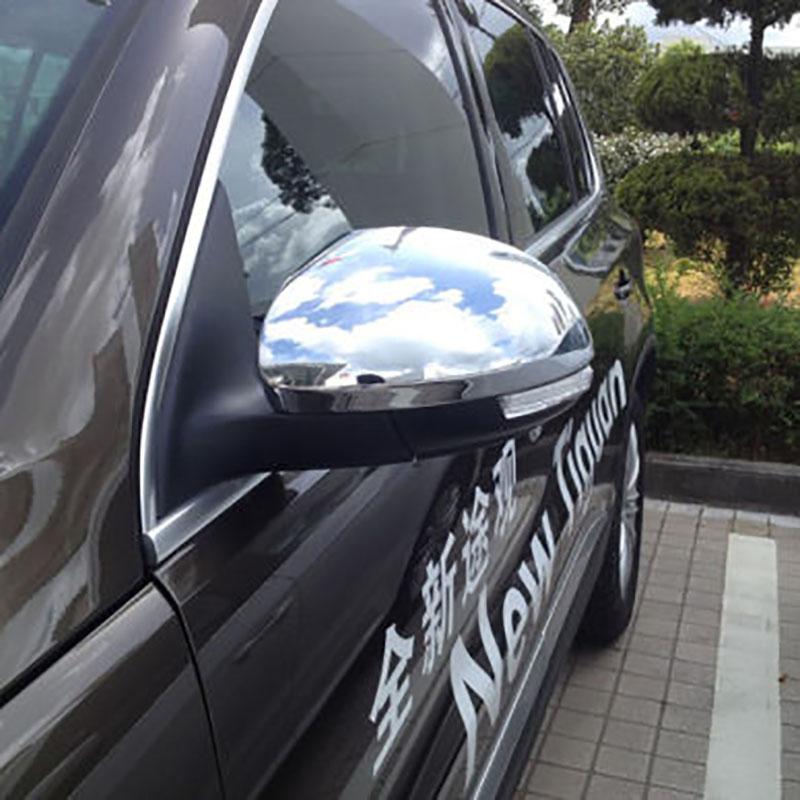 

ABS хромированная накладка на зеркало заднего вида, 2 шт. для VW Volkswagen Tiguan 2009 2010 2011 2012 2013 2014