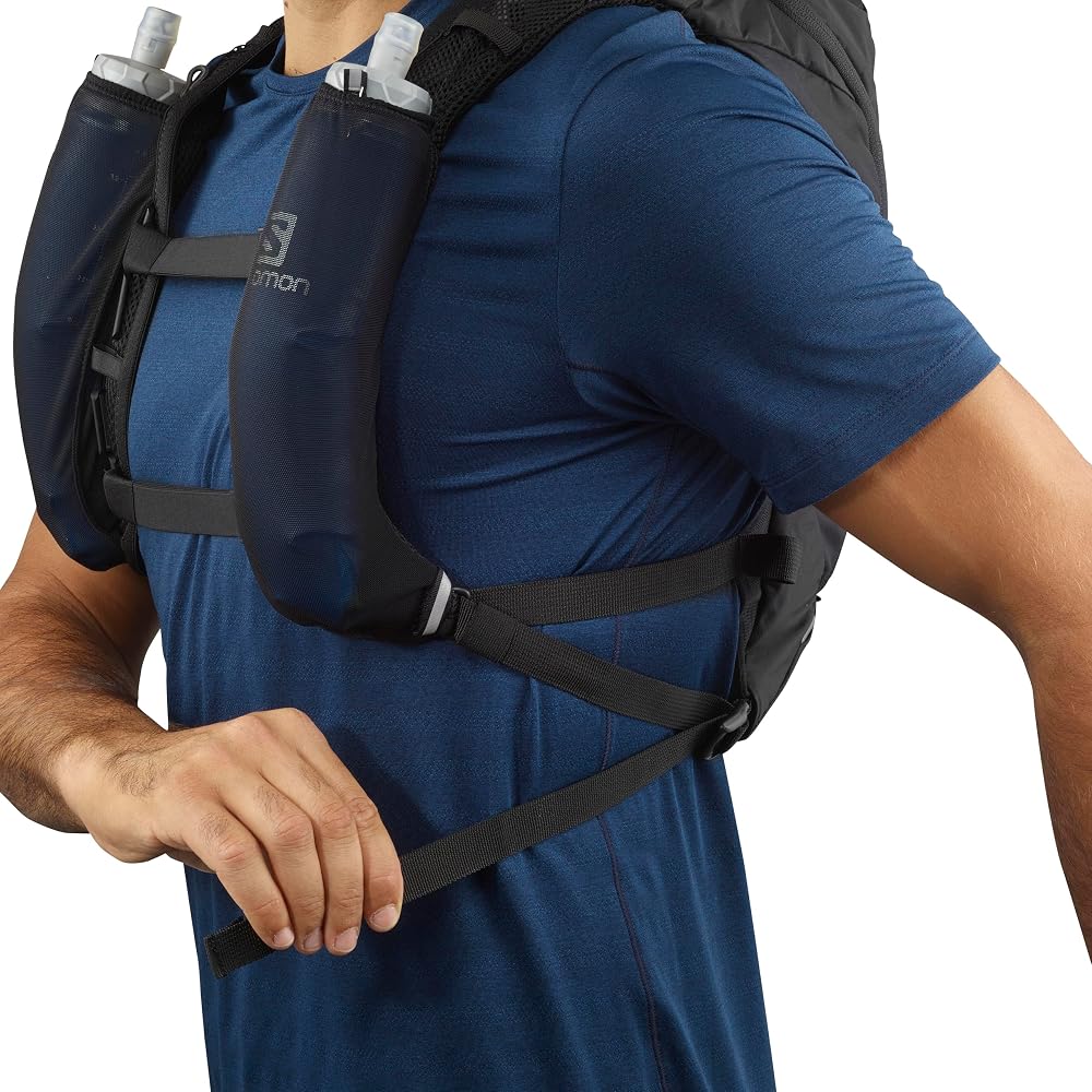 Salomon Agile 6 Hydration Pack Black 6L Lightweight Comfortable Running Gear