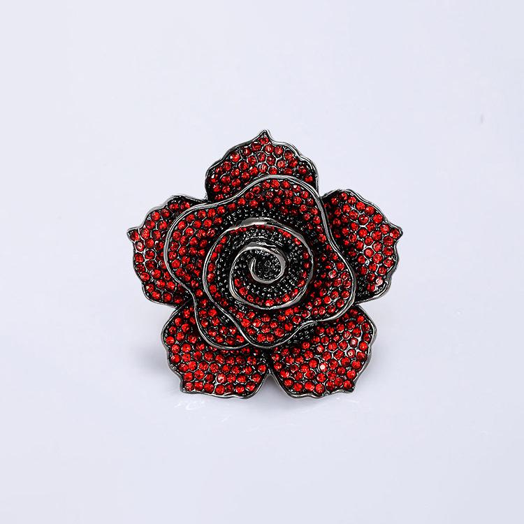 Брошь-роза, высококачественный женский дизайн, изысканная брошь, маленькая ароматная стильная роскошная булавка, аксессуары для костюма-чеонгсама