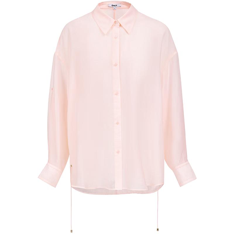 ONLY Women s Lyocell Blend Drawstring Shirt