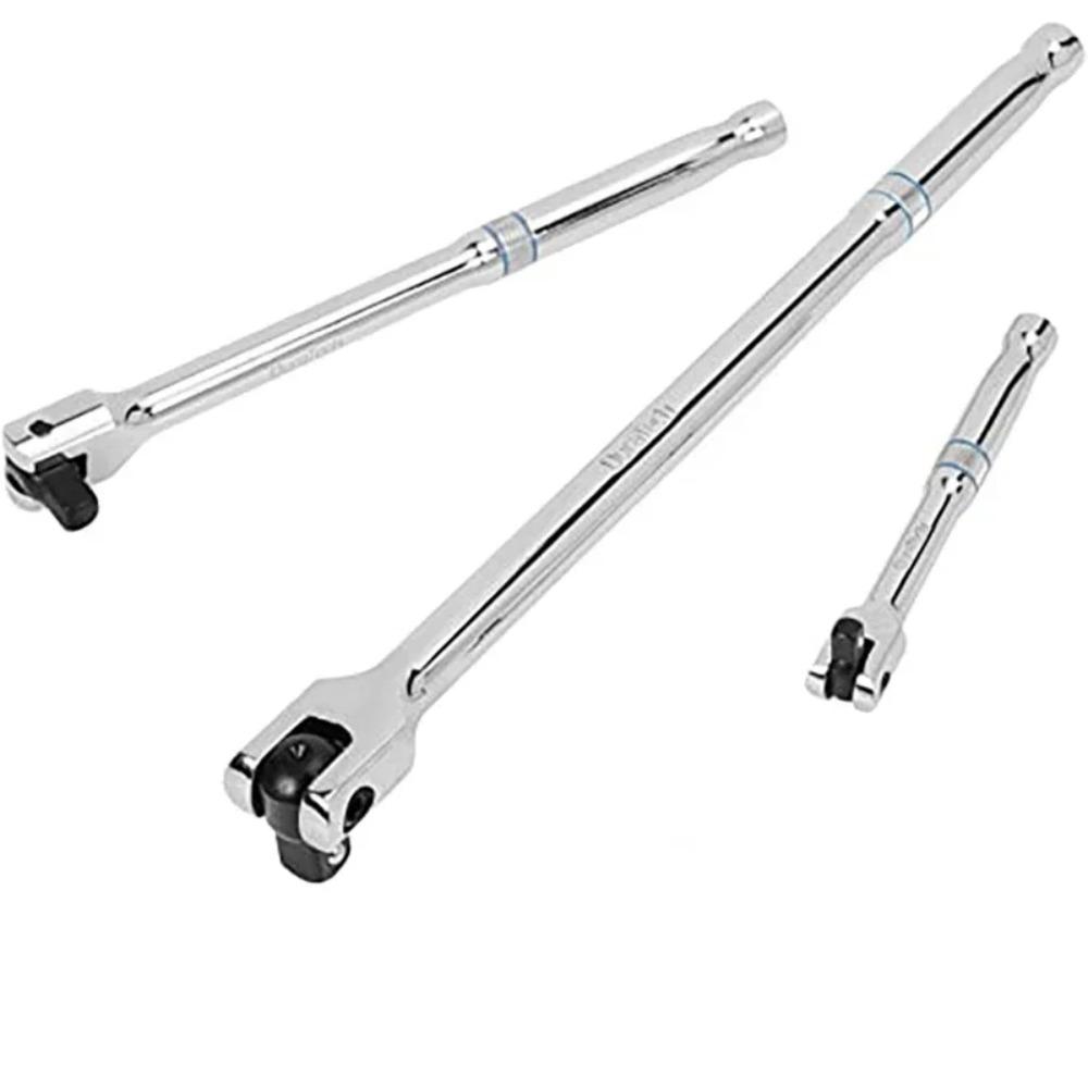 Socket Torque Wrench 1/2 F Rod 10" 15" Long Force Bar Activity Head Wrench with Strong Force Lever Steering Handle for Repairing