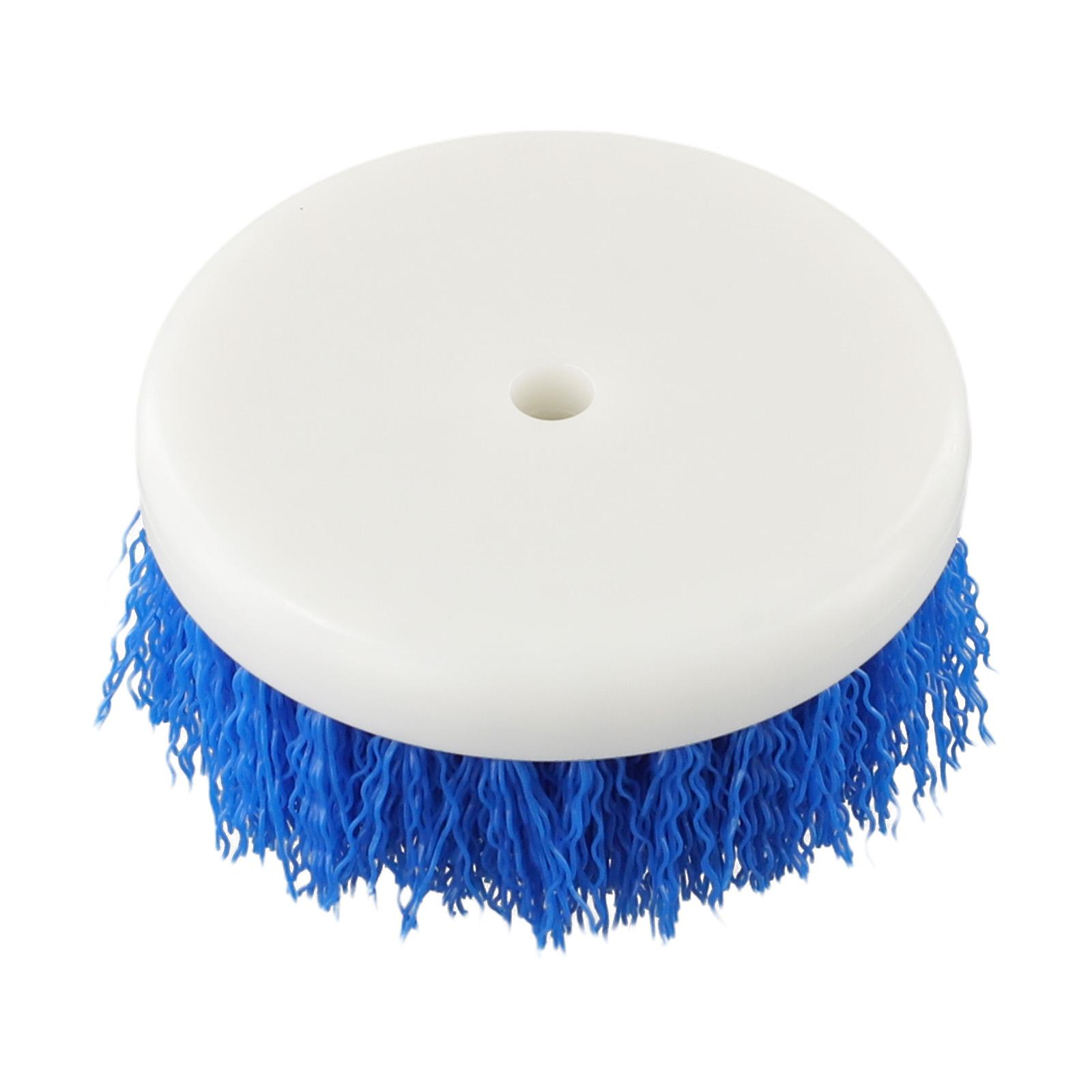 

60mm Electric Drill Brush Head For Cleaning Car Carpet Bath Fabric Sofa Electric Cleaning Brush Kitchen Bathroom Cleaning синий