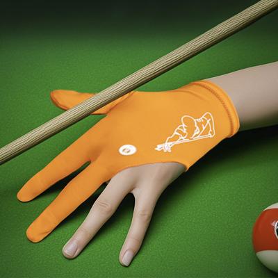 1Pc Billiards Gloves Enhanced Grip Left Right Hand Open Three Finger Professional Billiards Gloves Snooker Table Tennis Gloves