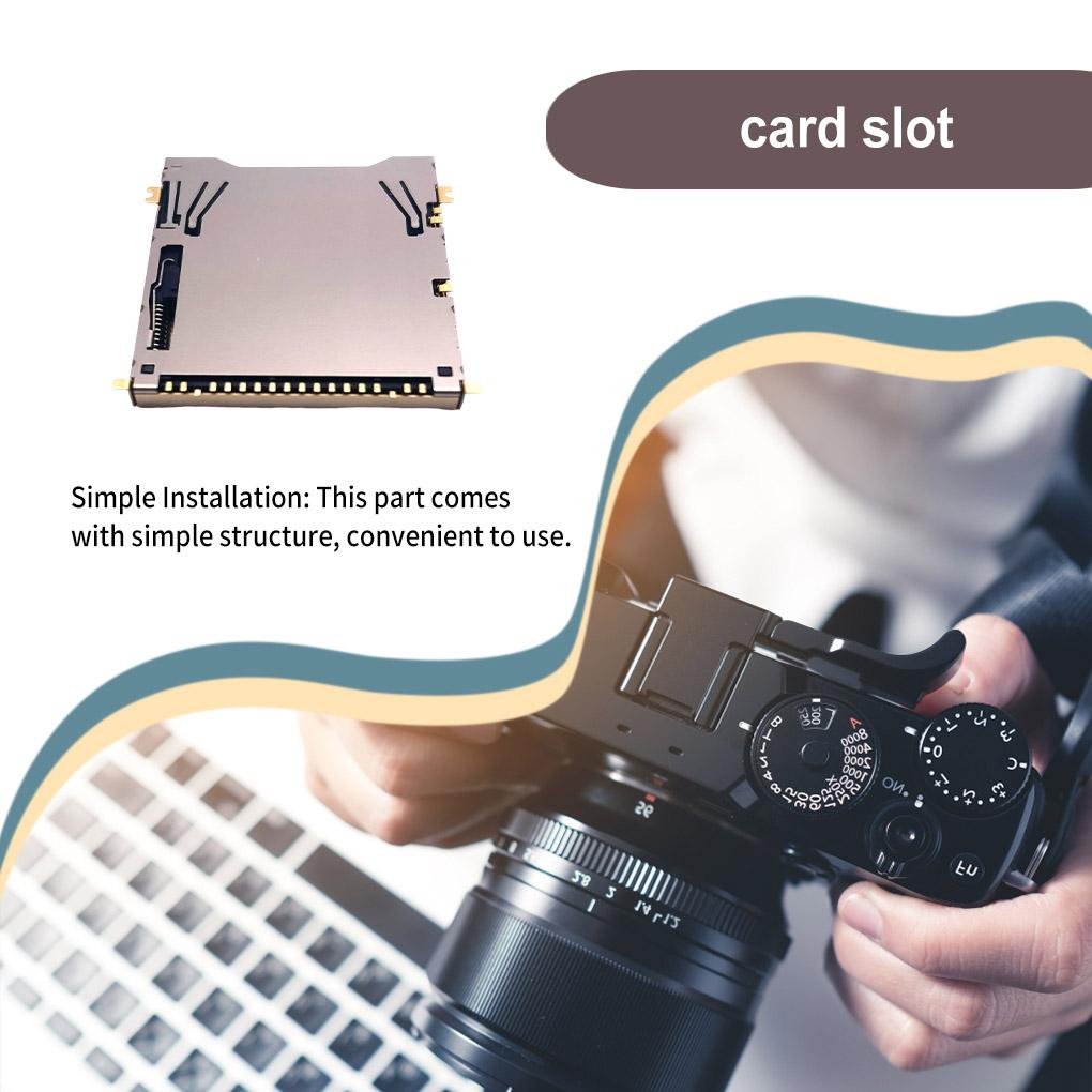 Memory Card Slot Professional Photography Equipment Interior Component Cards Holder Replacement for 90D R5 R6