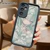 Phone Case: 2D Flat Samsung Galaxy A34 A35 M05 M06 S20 S22 S21 FE Plus 5G Gradient Protective Case, Mint Green Girl, Christmas and Halloween Gift