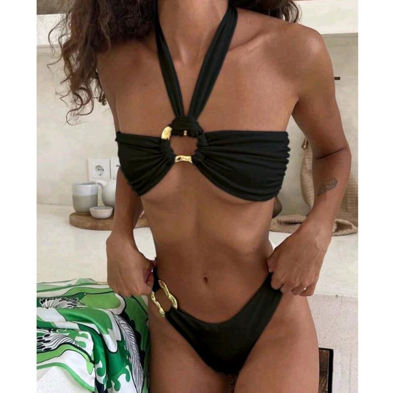 

New Sexy White Bikinis Women s Swimwear Female Swimsuit For Swim Wear Bathing Suits Brazilian Bikini Set Beachwear Pool Bather S