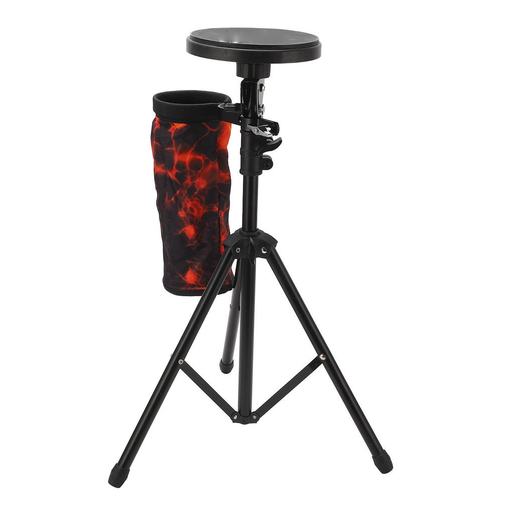 Drum Practice Pad Stand Kit 6 Inch Drum Pad with Adjustable Stand Storage Bag for Beginners Drum Training