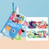 Eco-friendly Lion Tiger Brain Develop Cozy Touch Baby Toy Soft Tail Cloth Book for Aged 0-3 Rattle