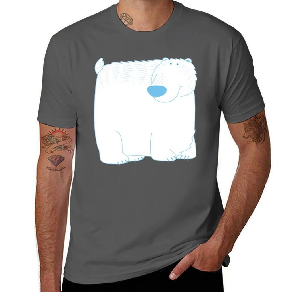 Polar Bear TShirt Man T Shirt Cotton High Quality TShirt