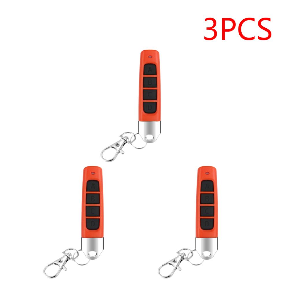 433MHz Copy Remote Controller Plastic 4 Keys Clone Duplicator Battery Powered Cloning Remote Control Multifunctional Door Opener