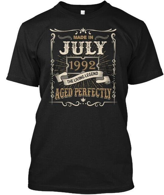 

Made In July 1992 Perfect Living Legend T-Shirt in the USA Size S to 5XL L
