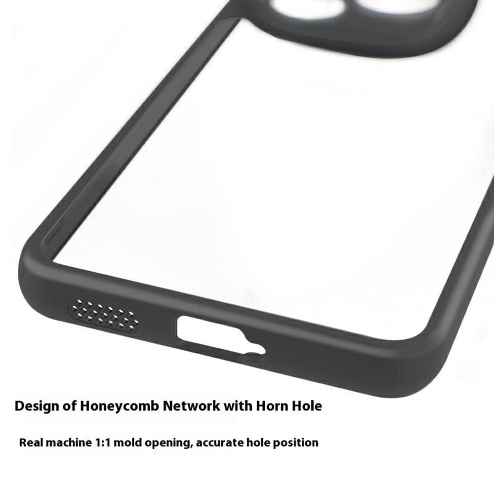 For Honor Power 5G Case Shockproof PC + TPU Clear Back Phone Cover