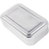 Insulated Aluminum Lunch Box, Freshness-preserving, Traditional Japanese Bento Box, Thick Rectangular Aluminum Lunch Box, Large Outdoor Lunch Box, Nos