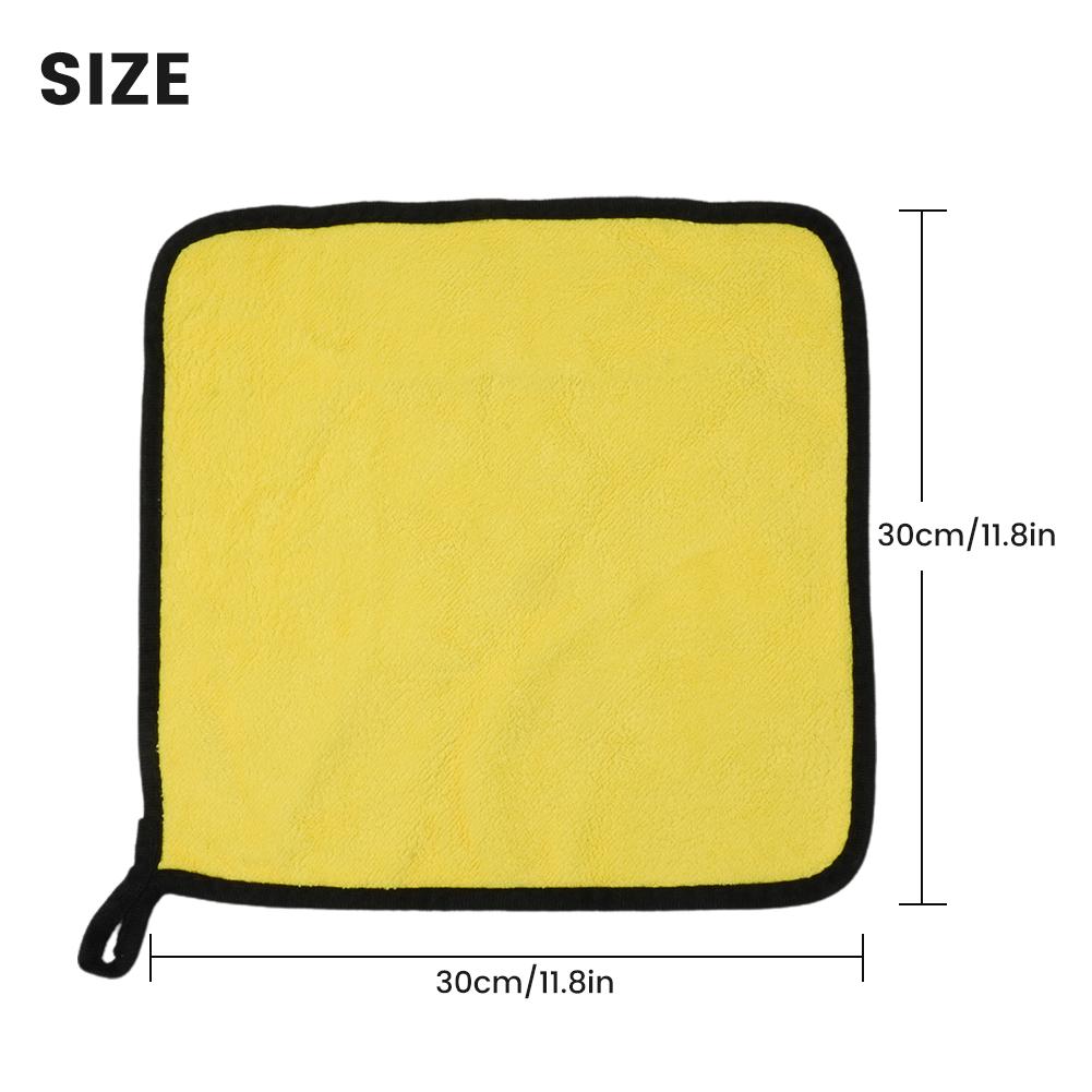 Microfiber Towel Car Microfiber Cloth Wash Towel Microfiber Cleaning Cloth Car Wash Drying Towel Strong Absorbent Soft