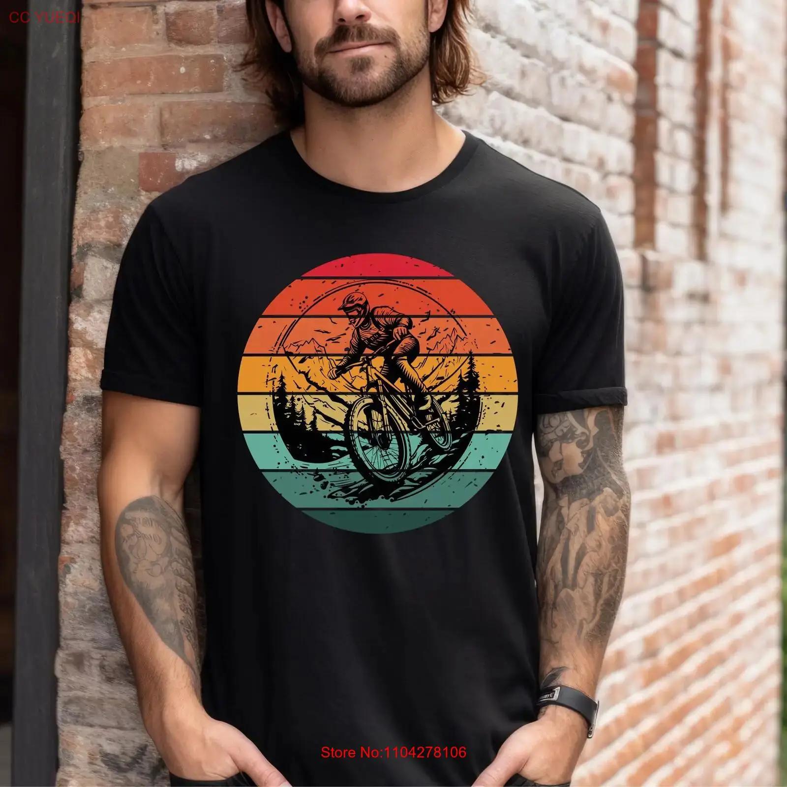 

Mountainbike T Shirt Lover Bike Vintage Bicycle Apparel for Him Her vintage Washed streetwear Soft designer clothes 5XL різнокольоровий