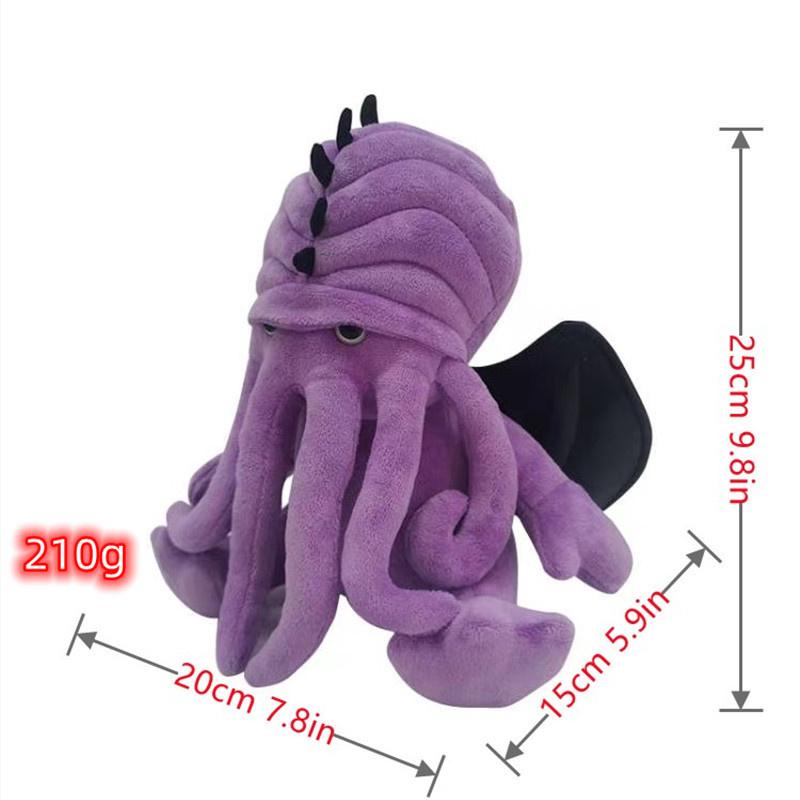 

Cthulhu Octopus Plush Toy Cuddly Spooky Gothic Halloween Party Table Centerpiece Home Display For Kids And Fans Birthday Gift 25cm