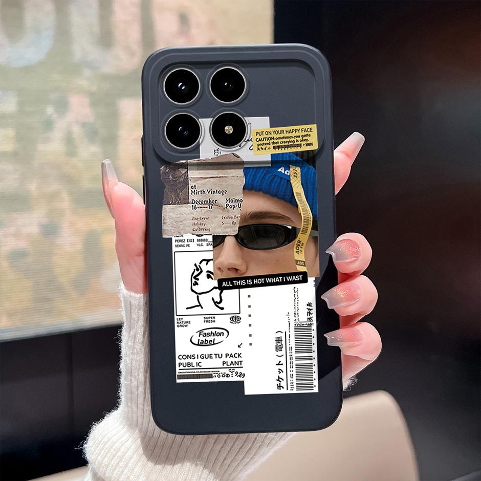 For Xiaomi Poco F8 Pro Ultra Cases Pretty Sweet Girls Liquid Silicone Full Protective Bumper Cover For Poco F8Pro F8Ultra Fundas